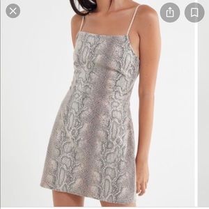 Urban outfitters snakeskin dress